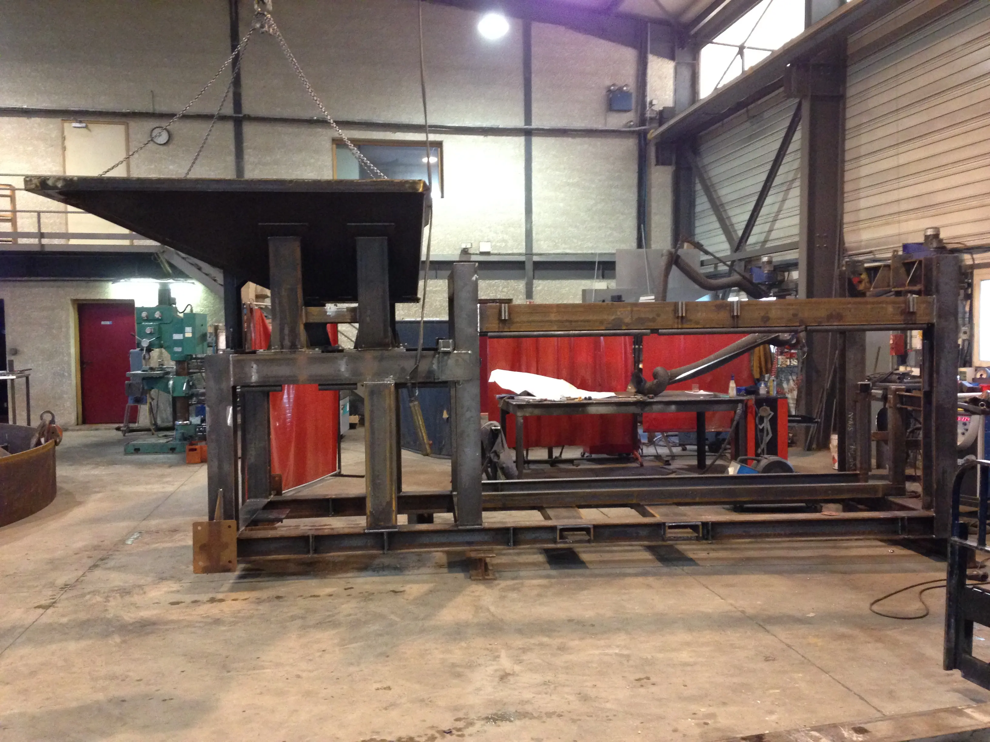 Ensemble acier pour industrie