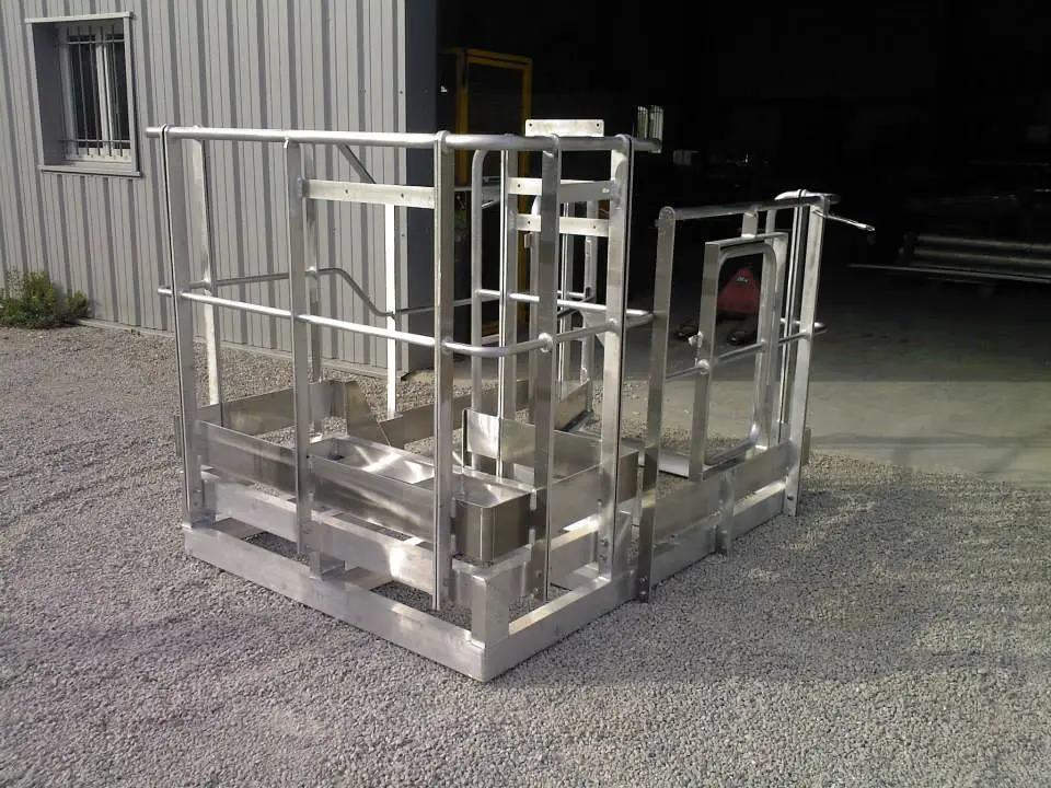 Ensemble aluminium fabriqué par Trametal